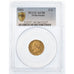 Münze, Niederlande, William III, 5 Gulden, 1851, PCGS, AU58, Gold, KM:94