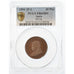 Coin, Spain, Isabel II, 40 Pesetas, 1904, PCGS, PR65BN, Bronze, KM:15b, graded