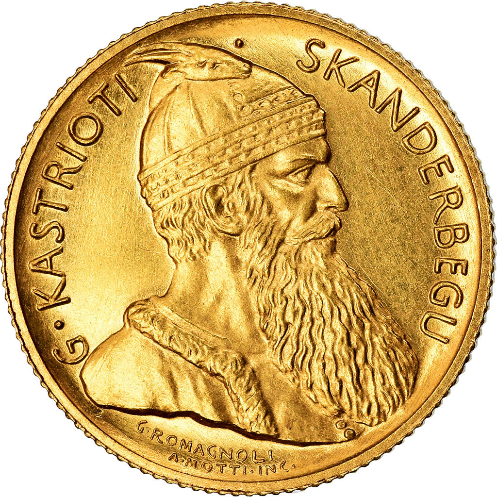 Monnaie, Albania, 20 Franga Ari, 1926, Rome, faisceau, SPL, Or, KM:12