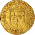 Moeda, França, François Ier, Ecu d'or, Milan, AU(55-58), Dourado, Duplessy:957