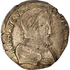 Moneta, Francja, Henri II, Teston, 1559, La Rochelle, AU(55-58), Srebro
