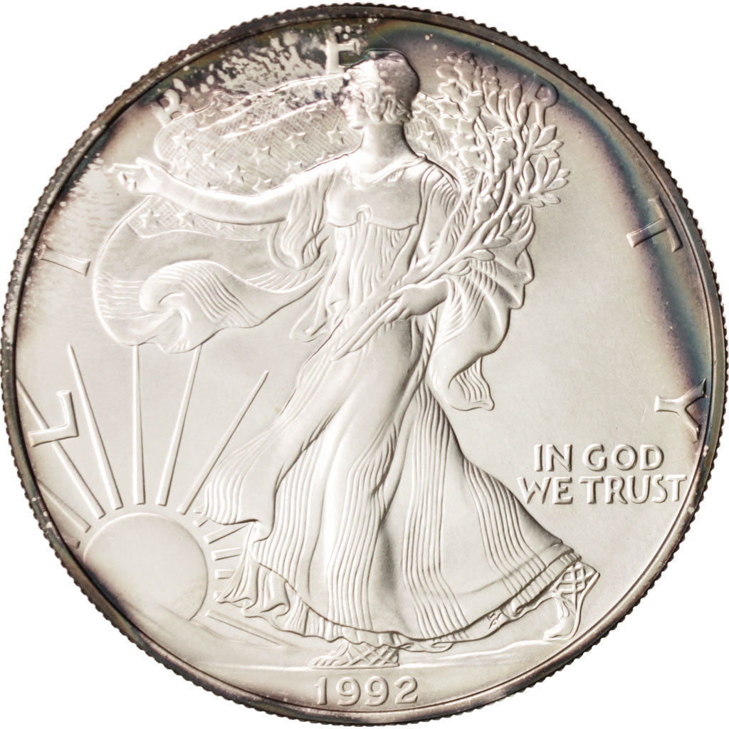 Coin, United States, Dollar, 1992, U.S. Mint, Philadelphia, MS(65-70), Silver