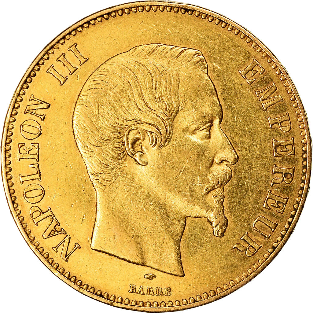 Monnaie, France, Napoleon III, 100 Francs, 1856, Paris, TTB, Or, Gadoury:1135