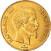 Moneta, Francia, Napoleon III, 100 Francs, 1859, Paris, BB, Oro, KM:786.1