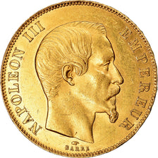 Moneta, Francia, Napoleon III, Napoléon III, 50 Francs, 1857, Paris, BB, Oro