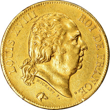 Monnaie, France, Louis XVIII, Louis XVIII, 40 Francs, 1816, Paris, TTB, Or