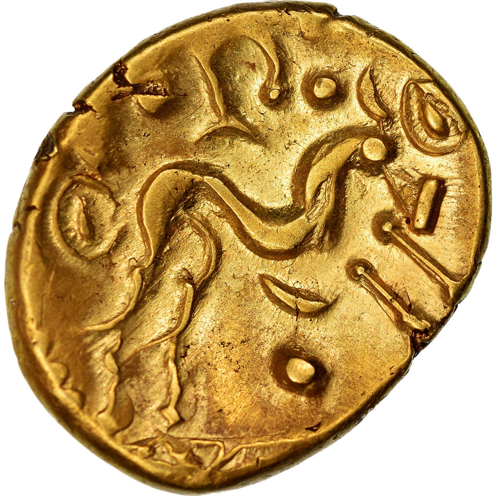Coin, Ambiani, Stater, AU(55-58), Gold, Delestrée:236-8