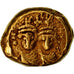 Monnaie, Heraclius & Heraclius Constantin, Solidus, 617-618, Carthage, TTB, Or