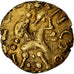 Moneta, Francja, Lieusaint (Locus Sanctus), Triens, VF(20-25), Elektrum