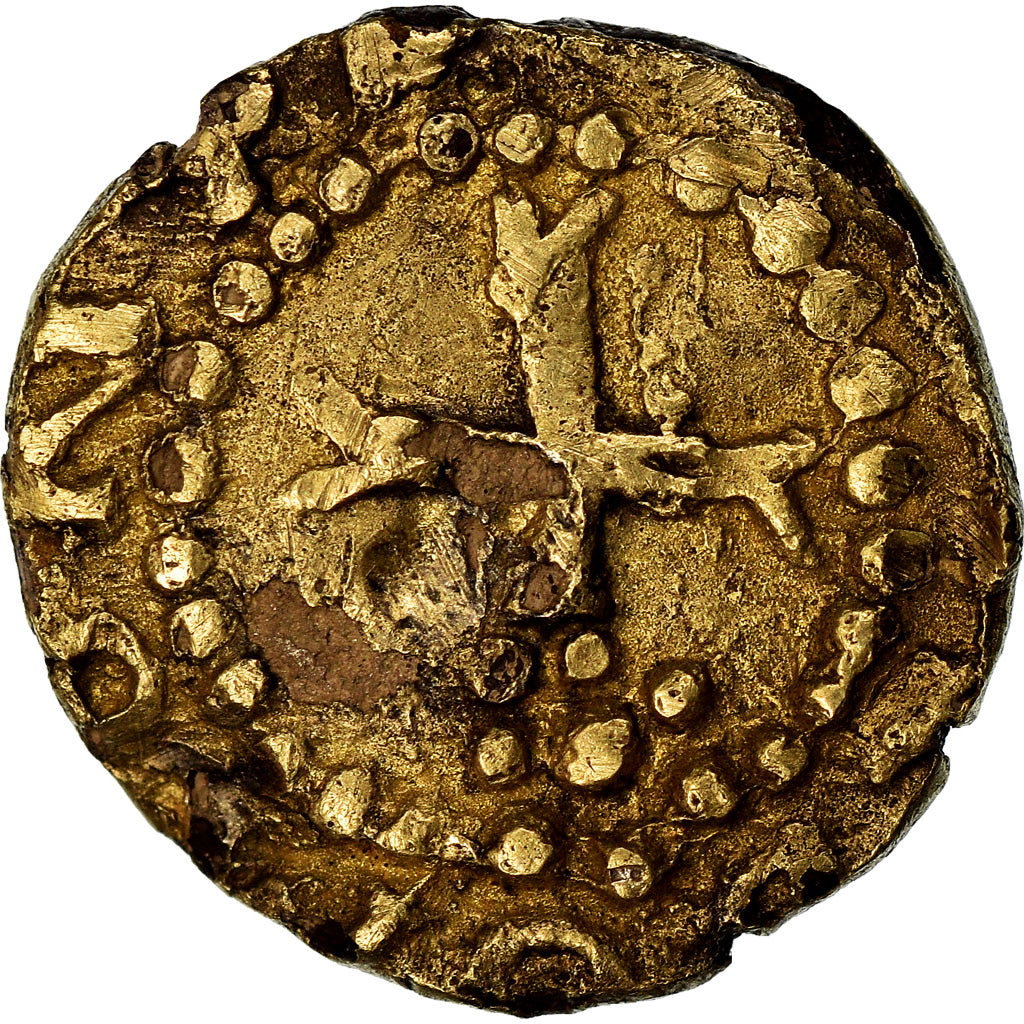 Monnaie, France, Lieusaint (Locus Sanctus), Triens, TB, Electrum