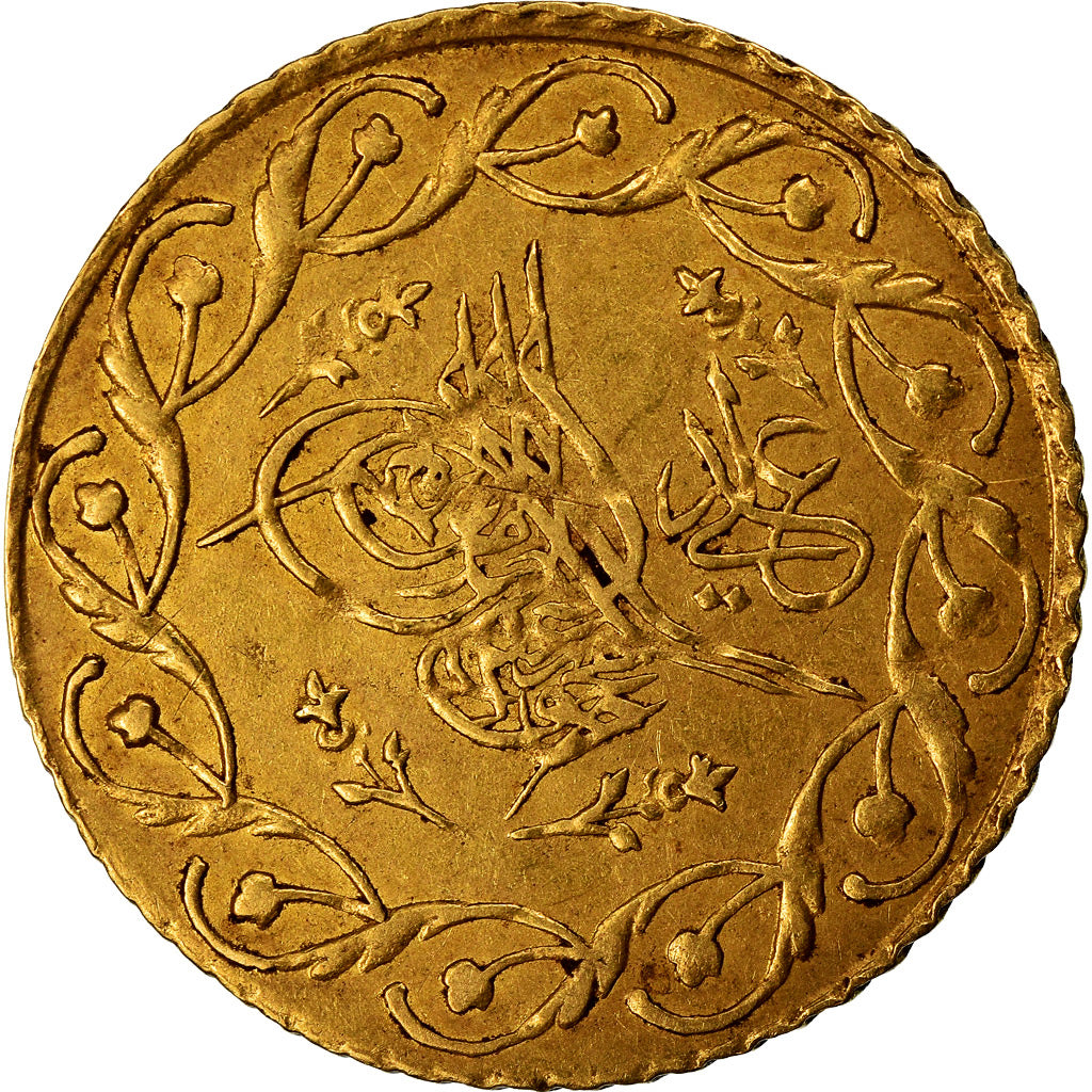 Coin, Turkey, Mahmud II, Cedid Mahmudiye, 1836, Qustantiniyah, EF(40-45), Gold