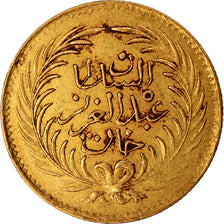 Coin, Tunisia, TUNIS, Sultan Abdul Aziz with Muhammad al-Sadiq Bey, 10 Piastres