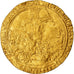 Moeda, França, Jean II le Bon, Franc à cheval, EF(40-45), Dourado