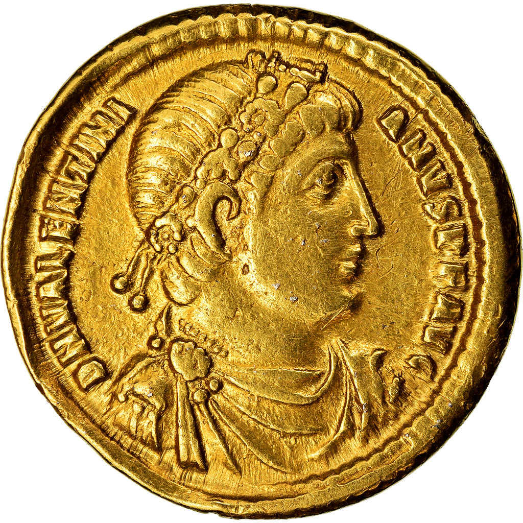 Coin, Valentinian I, Solidus, 364-375, Antioch, EF(40-45), Gold, RIC:2b