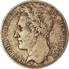 Coin, Belgium, Leopold I, 5 Francs, 5 Frank, 1847, Brussels, VF(30-35), Silver