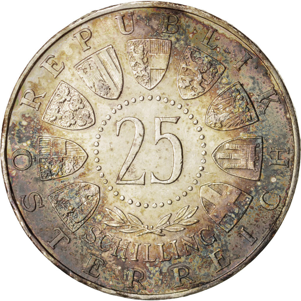 Austria, 25 Schilling, 1956, Silver, KM:2881