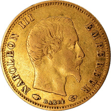 Munten, Frankrijk, Napoleon III, Napoléon III, 5 Francs, 1858, Paris, FR, Goud