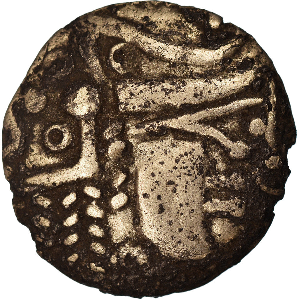 Coin, Ambiani, Denarius, EF(40-45), Silver