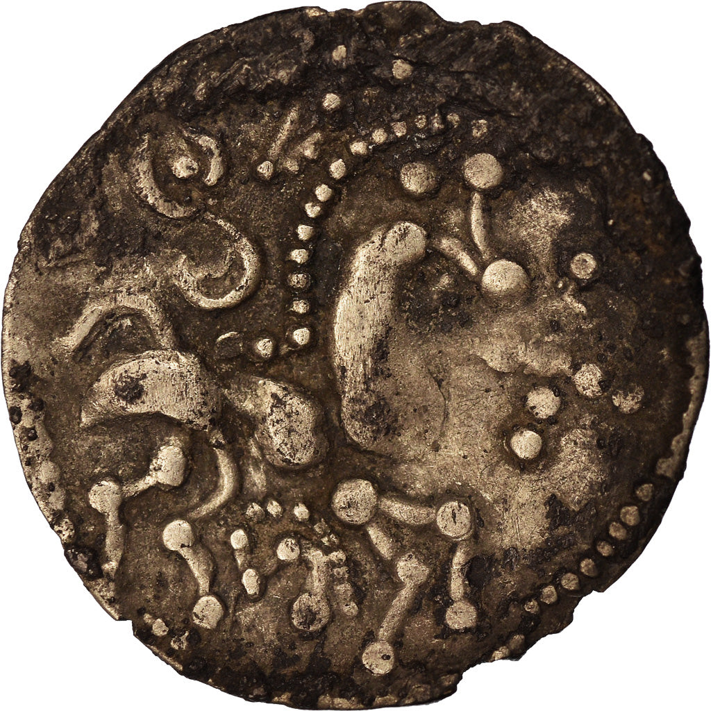 Coin, Ambiani, Denarius, EF(40-45), Silver