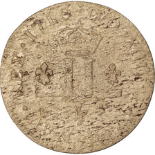 Moneta, Francia, Louis XIV, XXX Deniers aux 2 L couronnés, 30 Deniers, 1710