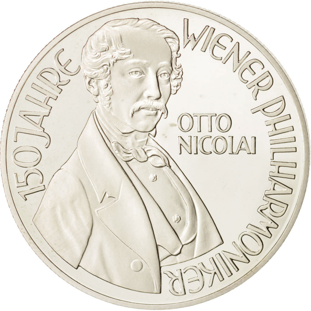 Austria, 100 Schilling, 1992, Silver, Otto Nicolai, KM:3005