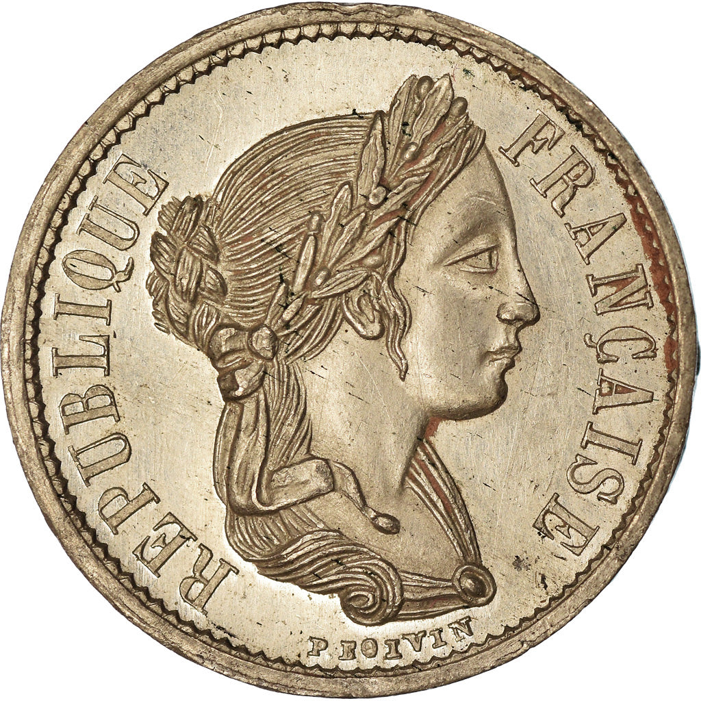 Monnaie, France, Concours de Boivin, 20 Francs, 1848, ESSAI, TTB, Tin