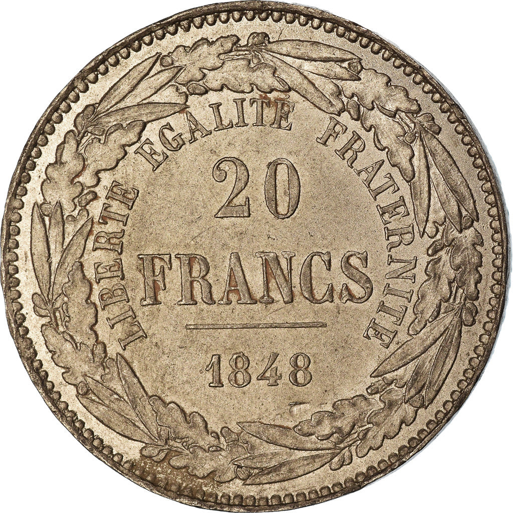 Monnaie, France, Concours de Dantzell, 20 Francs, 1848, ESSAI, TTB, Tin