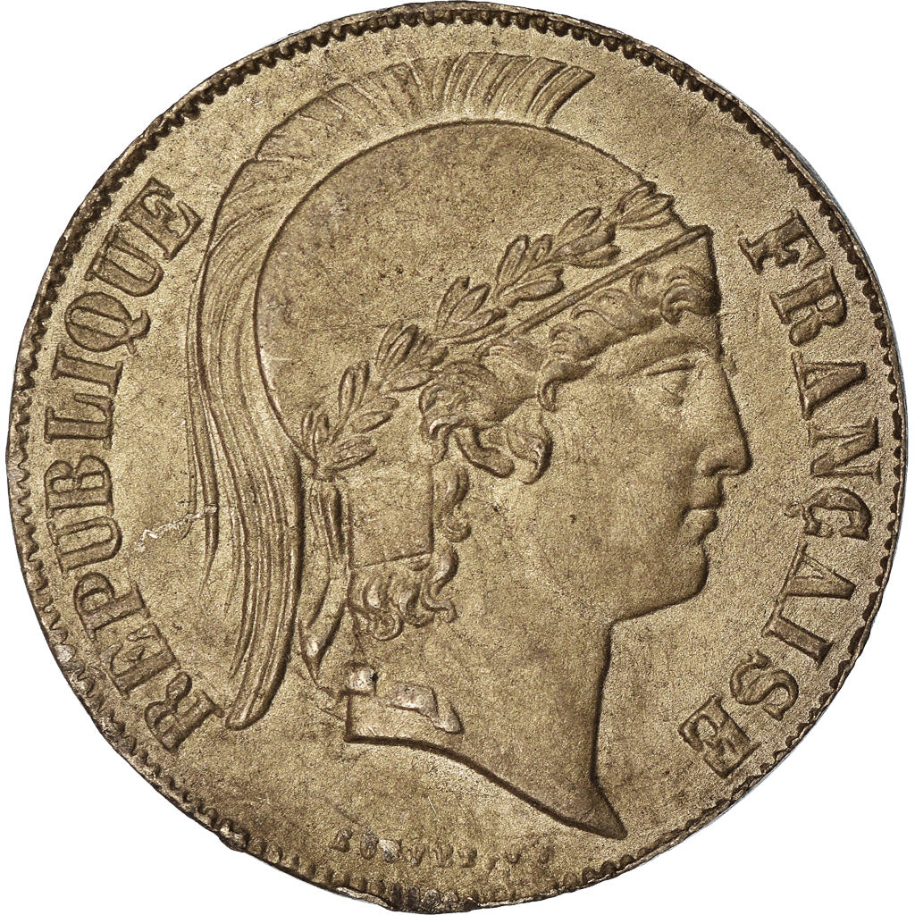 Monnaie, France, Concours de Bouvet, 20 Francs, 1848, ESSAI, TTB, Tin