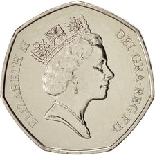 Great Britain, Elizabeth II, 50 Pence, 1993, Copper-nickel, KM:940.1