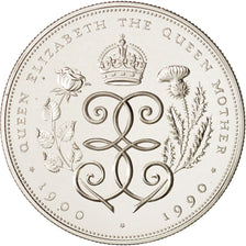 Grande-Bretagne, Elizabeth II, 5 Pounds, 1990, Argent, KM:962a