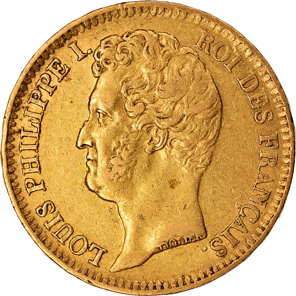 Moneta, Francja, Louis-Philippe, 20 Francs, 1831, Paris, EF(40-45), Złoto