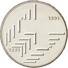 Coin, Switzerland, 20 Francs, 1991, Bern, MS(63), Silver, KM:70