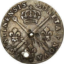 Moneda, Francia, Louis XIV, 33 Sols de Strasbourg aux insignes et aux palmes, 33