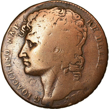 Monnaie, États italiens, NAPLES, Joachim Murat, 3 Grana, 1810, B+, Cuivre