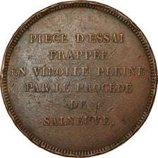 Münze, Frankreich, (Module de) Essai par Salneuve, 5 Francs, 1808, S, Bronze