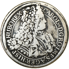 Coin, Austria, Karl (Charles) VI, Thaler, 1716, Vienna, VF(20-25), Silver