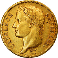Moneta, Francja, Napoléon I, 40 Francs, 1812, Paris, AU(50-53), Złoto