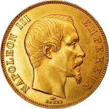 Moneta, Francia, Napoleon III, Napoléon III, 50 Francs, 1857, Paris, SPL-, Oro