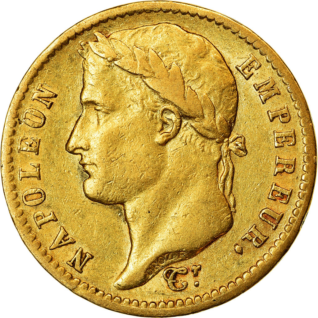 Monnaie, France, Napoléon I, 20 Francs, 1812, Paris, TTB, Or, Gadoury:1025