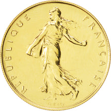 France, Semeuse, Franc, 2000, Paris, Gold, KM:925.1a, Gadoury:474a