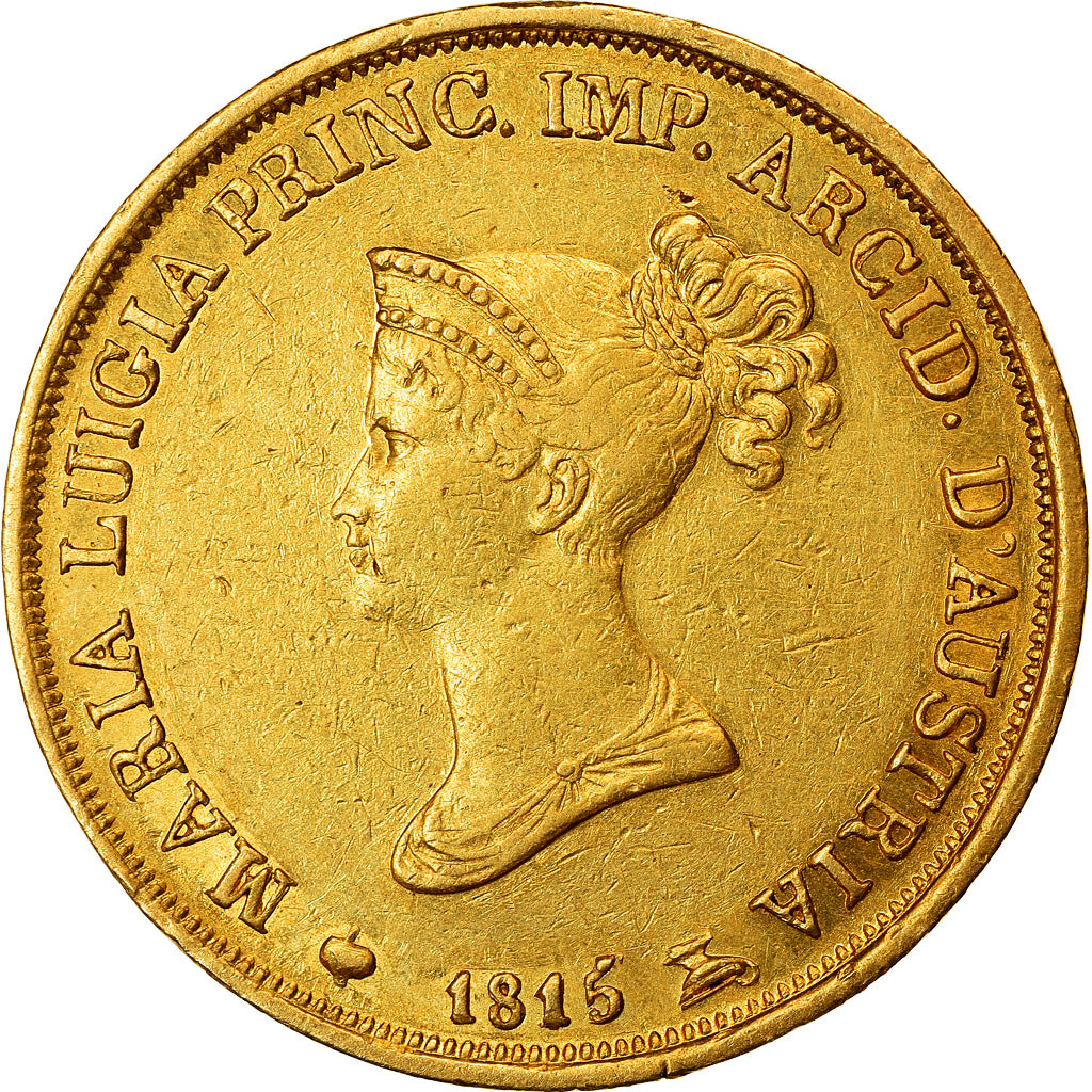 Monnaie, États italiens, PARMA, Maria Luigia, 20 Lire, 1815, TTB, Or, KM:31