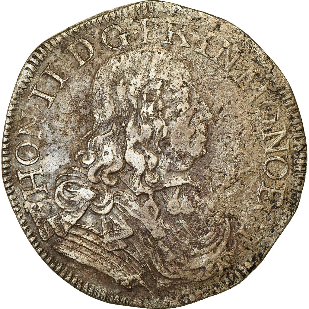 Coin, Monaco, Honore II, Scudo, Ecu, 60 Sols, 1654, VF(20-25), Silver, KM:32