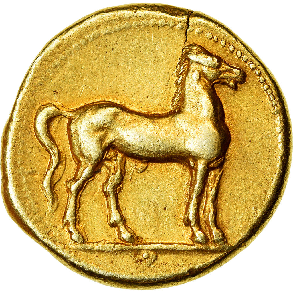 Coin, Carthage, Zeugitane, Stater, AU(55-58), Electrum, SNG-Cop:977