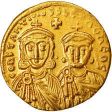 Moneta, Constantine V and Leo IV, Solidus, Constantinople, MS(60-62), Złoto