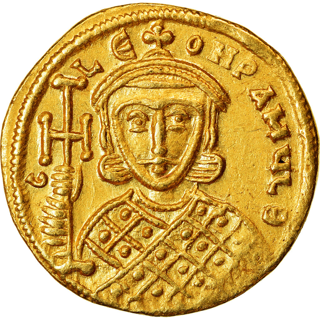 Coin, Constantine V and Leo IV, Solidus, Constantinople, MS(60-62), Gold