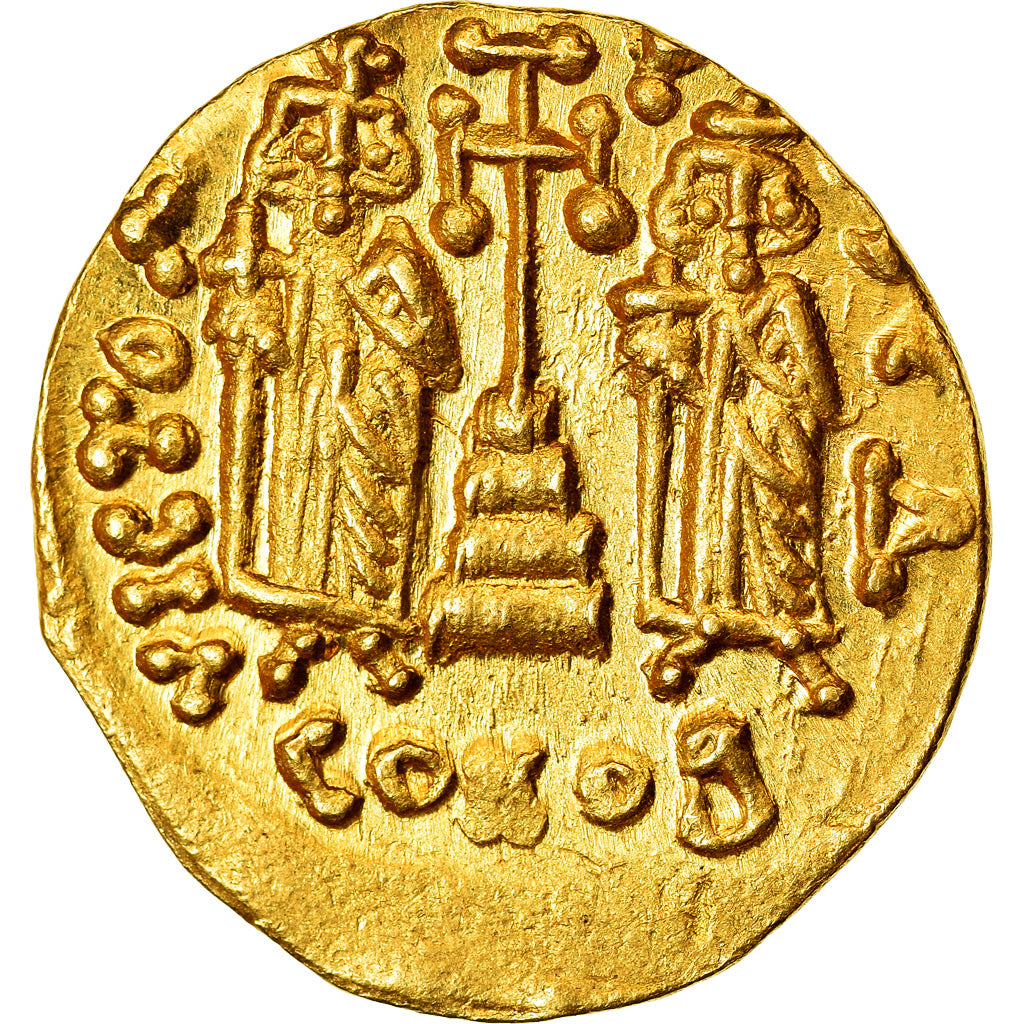 Coin, Constantine IV, Solidus, Constantinople, AU(55-58), Gold, Sear:1154