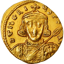 Moeda, Tiberius III, Solidus, Constantinople, AU(55-58), Dourado, Sear:1360
