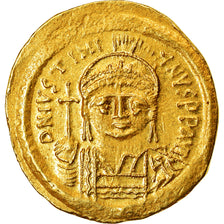 Moeda, Justinian I, Solidus, 527-565 AD, Antioch, EF(40-45), Dourado