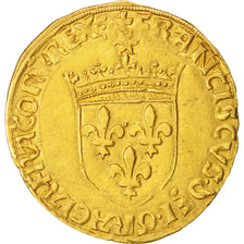 France, François I, Ecu d'or, Lyons, Gold, Duplessy:775var