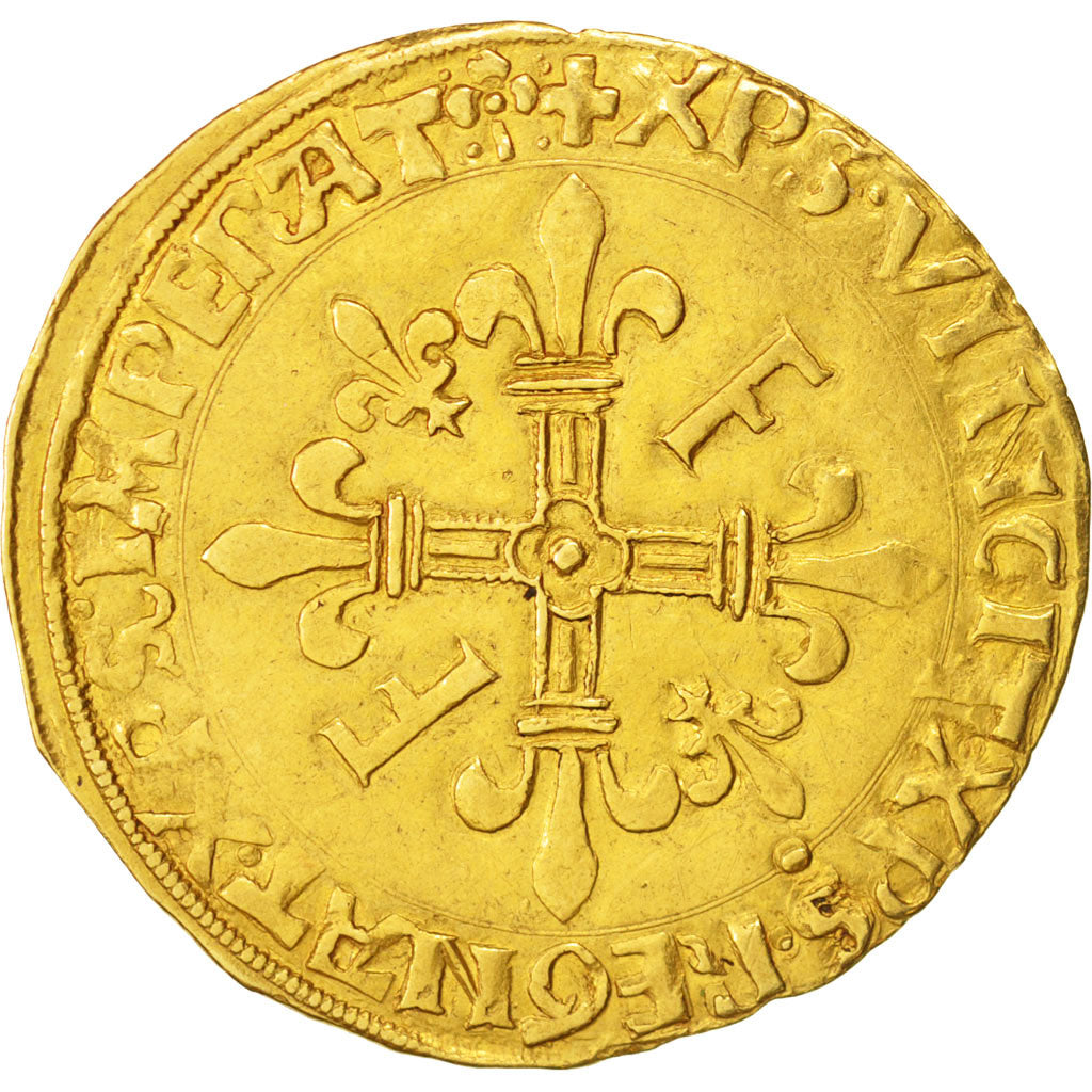 France, François I, Ecu d'or, Lyons, Gold, Duplessy:775var